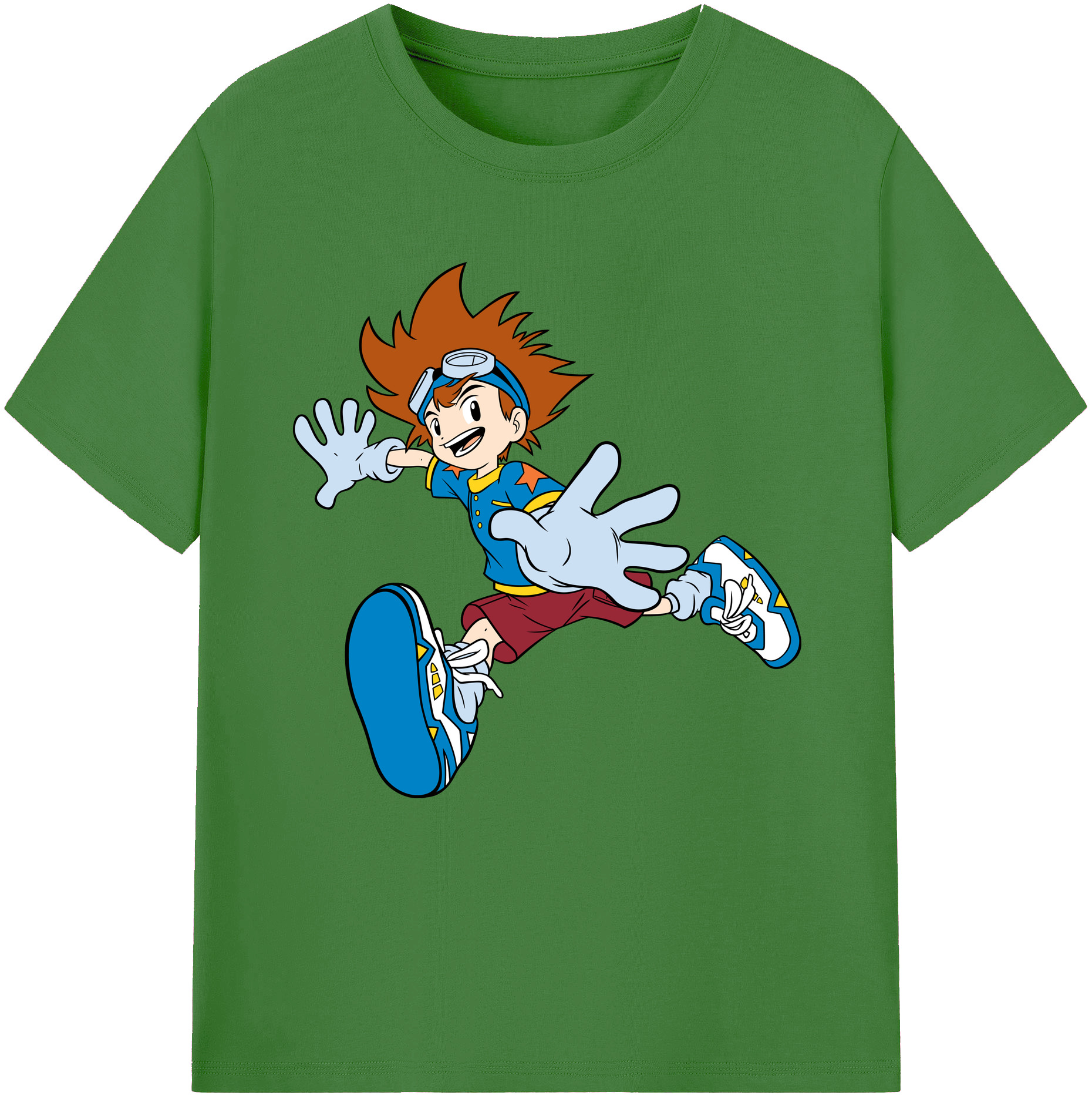 （画像用） Digimon デジタルモンスター/デジモン レディースカジュアルプリントTシャツ（綿100％）
